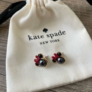 Disney x Kate Spade Minnie stud earrings